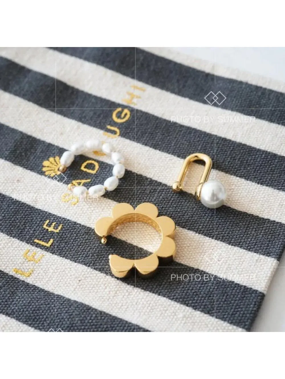 Lele Sadoughi Mixed Ear Cuffs Set